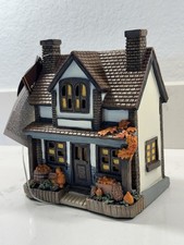 NWT VIRAL Hobby Lobby Robert Stanley Cozy Fall Light Up Village House Fireplace picture