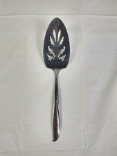 Vtg Mid Century Desert Serving Slotted Server Duchess Stainless Kitchen Flatware picture