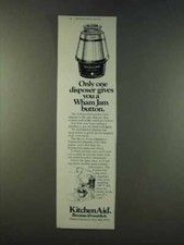 1979 KitchenAid Stainless Steel Disposer Ad - Wham Jam picture