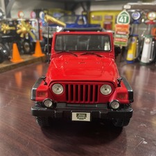 Maisto 1/18 Scale Diecast Jeep Wrangler Rubicon Red Model Car 2019 picture