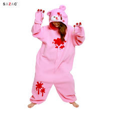 SAZAC Gloomy Bear Pink fleece kigurumi Costume pajamas New Japan Free Size picture