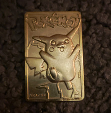 Pokémon Pikachu Metal Pin Gold Tone Animation Theme Collectible picture