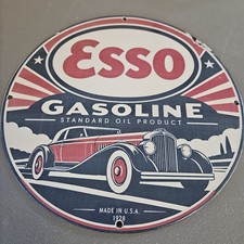 VINTAGE 1928 ESSO GASOLINE 12