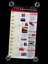 Texaco 2001 Gas Service Station Display Poster & Mailing Tube 12 x 24