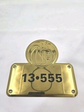 Vintage Original MGM Grand Las Vegas Hotel Door Number Plate MGM Lion Emblem picture