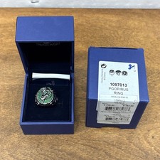 Disney Swarovski Pirates Of The Caribbean Dragon Ring PGOP/RUS RING Size 8 NIB picture