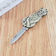 Novelty Cutlery Cat Folding Knife 1.38