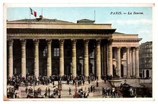 ANTQ La Bourse, Paris, France, Postcard picture