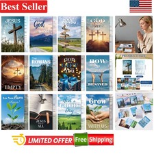 Inspirational Christian Gospel Tracts - 240 Pcs for Church and Study Groups picture