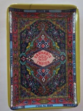 Vintage 1970's Cannabis Indica Rayah Rolling Tray Made In Italy Highway Imports picture