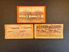 Antique Stereo View Cards. Lot of 3. Antique Dialer Inventory Liquidation. picture