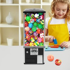Gumball Machine Vending Coin Bank Vintage Candy Dispenser, Black picture