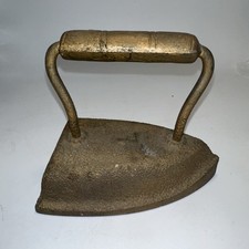 Antique Cast Iron Sad Iron Flat Iron Vintage Rustic Primitive Farmhouse Decor #7 picture
