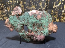 7 Lb + Natural Michigan Float Copper W/Green Patina & Polished Copper. W/Video picture