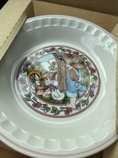 Watkins Country Kids Collector Recipe Plate Spring Brunch Ham & Cheese Pie NIB picture