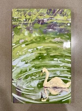 Vintage 1994 Larry Zimpleman Signed Ceramic Swan Wall Plaque Art Pottery 15” picture
