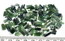 106 Cts Beautiful Green Color Tourmaline Crystals Type Nice Quality Lot from Afg picture