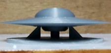 C-57D UFO/Flying Saucer (from Forbidden Planet) - Silver - Small Landed picture
