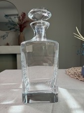 NEW Badash Crystal Andre Square Whiskey Decanter K2224 10.5” Handmade Poland NIB picture