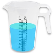 ACCUPOUR 16oz (2 Cup) Measuring Pitcher, Plastic, Multipurpose - 16oz, Clear picture