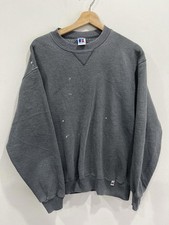 Vintage 90s Russell Athletic Blank sweater crewneck paint picture