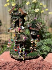 Fairy House For Little Girl Fully Decorated and Has Lights, Dollhouse, Garden picture