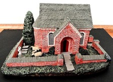 VTG 1993 Hawthorne Eastbrook Church Strolling Through America Series Hand Paint picture