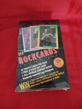 NEW, Vintage RockCards Series One Factory Sealed Box.  picture