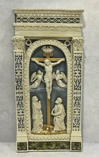 Design Toscano Della Robbia Crucifixion Calvary Catholic Relief Wall Plaque picture