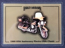 1992 Collect-A-Card Harley Davidson Electra Glide Gold Card, 790/1000 picture