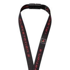 RARE 2006 Playstation 3 Black & Red Promotional Lanyard Chain Promo picture