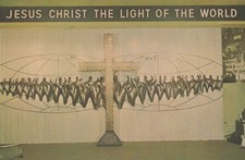 1964 New York World's Fair Jesus Christ the Light of the World Postcard picture