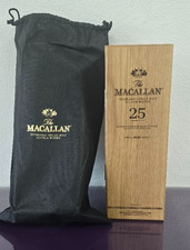 Macallan 25 Year Old Highland Scotch Whisky Single Malt Empty Box w/ sleeve picture