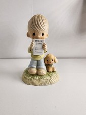 God Understands Figurine Report Card Precious Moments 1978 Jonathan & David picture