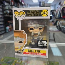 Funko Pop Star Wars 340 Babu Frik Smugglers Bounty Vinyl Bobble-Head New NIB picture