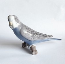B&G Bing & Grondahl Parakeet Budgie Blue Bird Figurine Royal Copenhagen #2210 picture