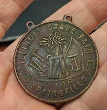 1906 Illinois State Fair Medal - Springfield picture