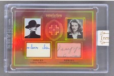 Audrey Hepburn & Katharine Hepburn Dual Relic Card 03/99 Hollywood Legends picture