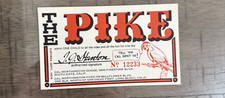 VTG 1974 The Pike Long Beach California Child Admission Ticket #12233 picture