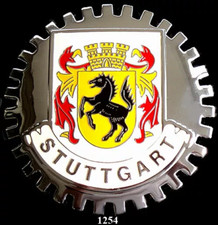 CAR GRILLE EMBLEM BADGES - GERMANY - STUTTGART (CREST) picture