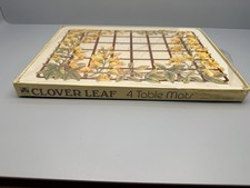 Vintage Clover Leaf 8 Table Mats Placemats Floral Made in UK 4 Boxed picture