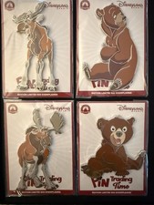 DLP Disneyland Paris Brother Bear Pin Trading Time PTT Pins LE Full Set US Ship picture