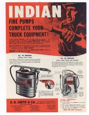 1959 D.B. Smith & Co. of Utica New York Ad: Indian No. 80 & 90 Backpack Pump picture