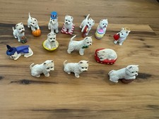 danbury mint West Higland Terrier Miniture Dogs Lot Of 14 picture