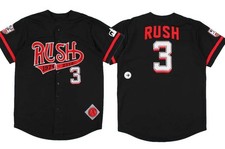 Christmas gift Rush Band Baseball Baseball Jersey Reprinted All Size T-Shirt 23D picture
