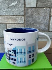Starbucks 14 oz Mykonos Island Greece Special Europe ceramic coffee mug picture