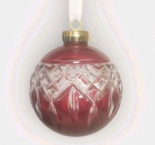Waterford 2025 Lismore Red Bauble Christmas Ornament 1077788 picture