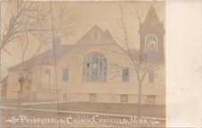Chatfield Minnesota View of the Presbyterian Church Vintage RPPC Postcard  23475 picture