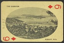 Albany Western Australia The Harbour Vintage Single Swap Playing Card Kangaroo picture