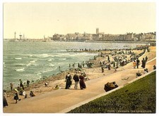 The promenade Margate England c1900 OLD PHOTO picture